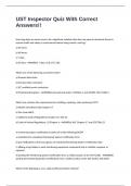 UST Inspector Quiz With Correct Answers&excl;&excl;