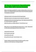 US Soccer Grassroots Recertification Exam With 100&percnt; Correct Answers 