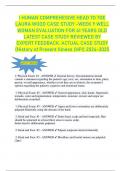I HUMAN COMPREHESIVE HEAD TO TOE LAURA WOOD CASE STUDY -WEEK 9 WELL WOMAN EVALUATION FOR 41 YEARS OLD LATEST CASE STUDY REVIEWED BY EXPERT FEEDBACK&period; ACTUAL CASE STUDY &lpar;History of Present Illness &lpar;HPI&rpar; 2024-2025