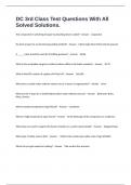 DC 3rd Class Test Questions With All Solved Solutions&period;