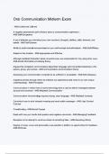Oral Communication Midterm  exam questions with correct answers with complete A&plus;solution 2024&sol;2025 
