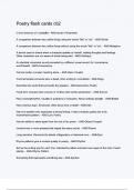Poetry flash cards cti2 exam questions with correct answers with complete A&plus;solution 2024&sol;2025 