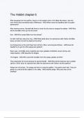 The Hobbit chapter 6 exam questions with correct answers with complete A&plus;solution 2024&sol;2025 