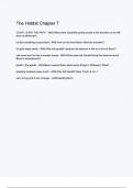 The Hobbit Chapter 7 exam questions with correct answers with complete A&plus;solution 2024&sol;2025 