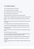 The Hobbit Chapter 8 exam questions with correct answers with complete A&plus;solution 2024&sol;2025 