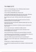 The Hobbit ch 3-5 exam questions with correct answers with complete A&plus;solution 2024&sol;2025 