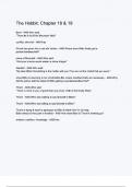 The Hobbit- Chapter 18 & 19&period; exam questions with correct answers with complete A&plus;solution 2024&sol;2025 