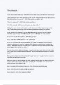 The Hobbit exam questions with correct answers with complete A&plus;solution 2024&sol;2025 