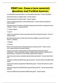 PHMY 610 - Exam 4 &lpar;new material&rpar; Questions And Verified Answers 