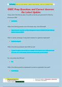 GSEC Prep Questions and Correct Answers  the Latest Update