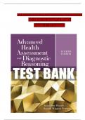 TEST BANK For Advanced Health Assessment and Diagnostic Reasoning&comma; 4th Edition by Jacqueline Rhoads&comma; Verified Chapters 1 - 18&comma; Complete Newest Version