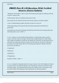 PRITE Part II 150 Questions With Verified Answers &lpar;Latest Update&rpar;&period;