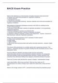 BACE Exam Practice&period; Questions and Answers 100&percnt; Solved