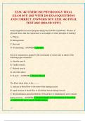 EXSC 463 EXERCISE PHYSIOLOGY FINAL  EXAM BYU 2025 WITH 250 EXAM QUESTIONS  AND CORRECT ANSWERS&sol; BYU EXSC 463 FINAL  TEST 2025 &lpar;BRAND NEW&excl;&rpar;