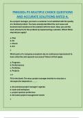 PMG202c P5 MULTIPLE CHOICE QUESTIONS  AND ACCURATE SOLUTIONS RATED A&period;