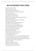 NR 576 ACTUAL MIDTERM EXAM 2024&sol;2025 STUDY GUIDE&period; PASS WITH A GUARANTEED
