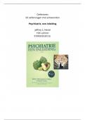 Psychiatrie&comma; een inleiding - 10e druk Jeffrey S&period; Nevid - 50 open vragen met antwoorden&comma; nieuw 2024