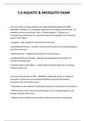  5&period;0 AQUATIC & MOSQUITO EXAM QUESTIONS AND ANSWERS 2024