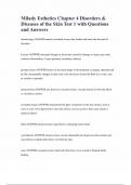 Milady Esthetics Chapter 4 Disorders & Diseases of the Skin Test 1 with Questions and Answers