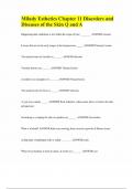 Milady Esthetics Chapter 11 Disorders and Diseases of the Skin Q and A