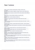 Teas 7 science exam with correct answers 2024