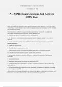 NH MPJE Exam Questions And Answers 100&percnt; Pas