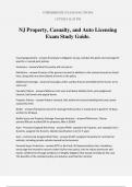 NJ Property&comma; Casualty&comma; and Auto Licensing Exam Study Guide&period;