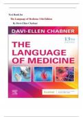 Test Bank - Medical Terminology for The Language of Medicine&comma; 13th Edition &lpar; Davi-Ellen Chabner-2024&rpar; All Chapters  &vert;&vert;Complete A&plus; Guide