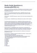 Study Guide Questions & Answers&lpar;RATED A&plus;&rpar;