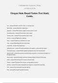 Oregon State Board Tattoo Test Study Guide&period;