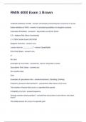 RMIN 4000 Exam 1 Brown Questions and Answers 2024