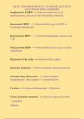 QUIZ 1 PHARMACOLOGY 5334 EXAM &lpar;&rpar;  QUESTIONS WITH ANSWERS