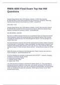 RMIN 4000 Final Exam Top Hat HW Questions and Answers  2024