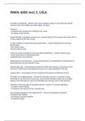 RMIN 4000 test 2&comma; UGA Questions and Answers Fully Solved