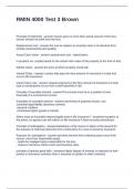 RMIN 4000 Test 3 Brown Questions and Answers 2024