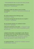 STRAIGHTERLINE BIO 101&lpar;&rpar; FINAL EXAM