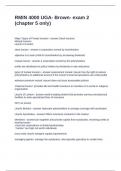 RMIN 4000 UGA- Brown- exam 2 &lpar;chapter 5 only&rpar; Questions and Answers Solutions 2024