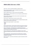 RMIN 4000 UGA test 1 2024 Questions and Answers 100&percnt; Solved