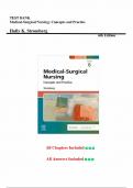 Test Bank for Medical-Surgical Nursing&colon; Concepts and Practice 6th Edition &lpar;Stromberg&comma; 2025&rpar;&comma; Chapter 1-49 &vert; All Chapters&period;