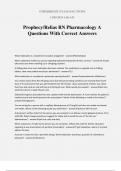 Pharmacology Bundled Exam Questions And Answers 100&percnt; Solved