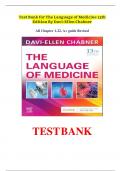 Test Bank - Medical Terminology for The Language of Medicine&comma; 13th Edition &lpar; Davi-Ellen Chabner-2024&rpar; All Chapters &vert;&vert;Complete A&plus; Guide
