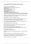  19-A CERTIFICATION EXAM STUDY GUIDE