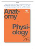 Test Bank For Anatomy and Physiology 2nd Edition by OpenStax&comma; ISBN&colon; 9781711494067&comma; All 28 Chapters Covered&comma; Verified Latest Edition &vert; BEST STUDY