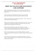 BEHV 5612 EXAM GUIDE QUESTIONS AND ANSWERS