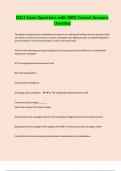 D311 Exam Questions with 100&percnt; Correct Answers &vert;Verified