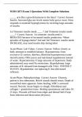 NURS 2873 Exam 3 Questions With Complete Solutions