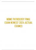 Exam &lpar;elaborations&rpar; NBME PATHOLOGY