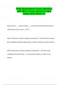 TMB Jurisprudence Exam &vert; Questions with 100&percnt; Correct Answers &vert; Latest Update 2024 &vert; Rated A&plus;