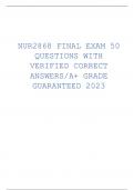 Exam &lpar;elaborations&rpar; NUR2868