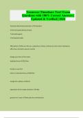 Tennessee Timeshare Test&excl; Exam Questions with 100&percnt; Correct Answers &vert; Updated & Verified &vert; 202